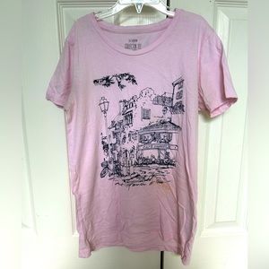 J. Crew Women’s Short-Sleeve Paris Graphic Tee/T-Shirt